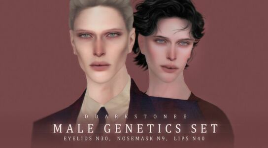 Male Genetics Set! Sims 4 CC