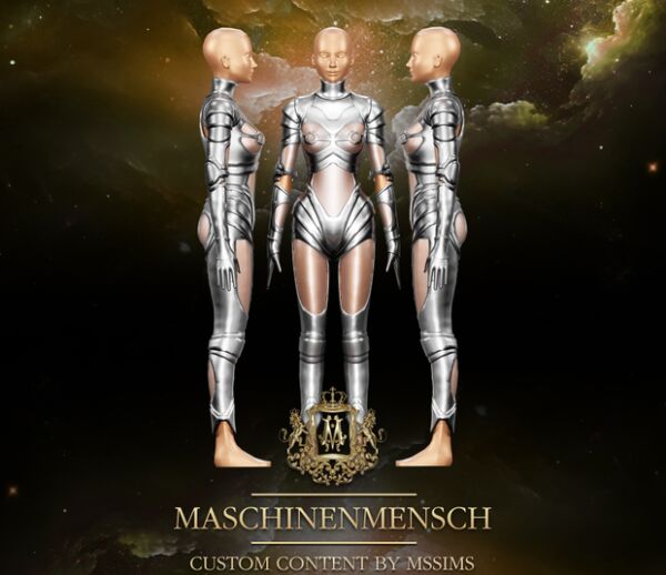 Maschinenmensch Costume by Mssims4 Sims 4 CC