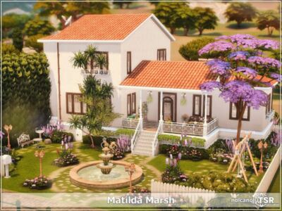 Discover Matilda Marsh’s No CC Home! Sims 4 CC