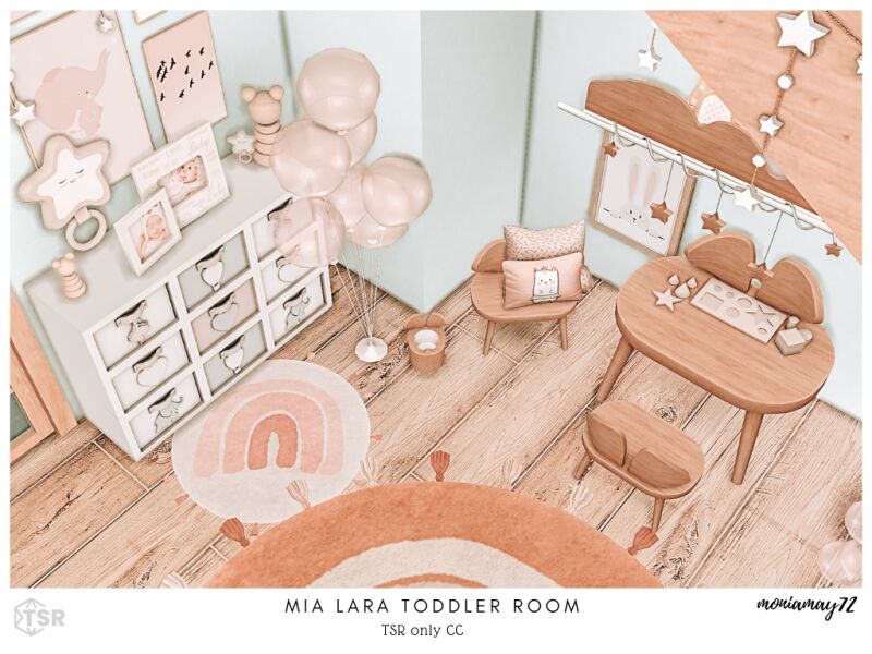 sims 4 cc mia lara toddler room 4