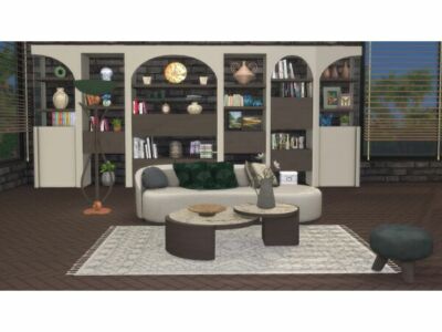 Minimal Living Room Design Sims 4 CC