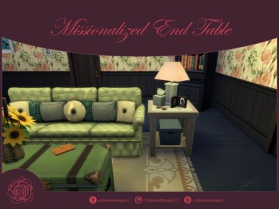 Missionalized End Table – Updated! Sims 4 CC