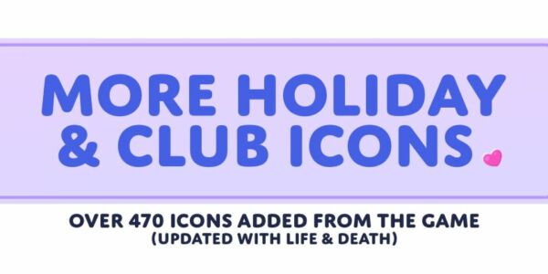 New Holiday & Club Icons Update Sims 4 CC