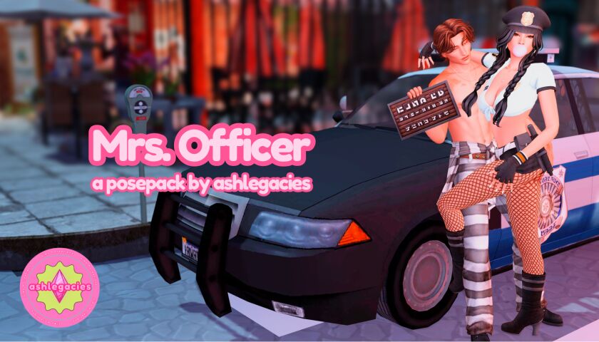 Mrs. Officer Posepack Sims 4 CC