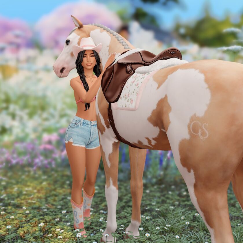 sims 4 cc my horse posepack 3