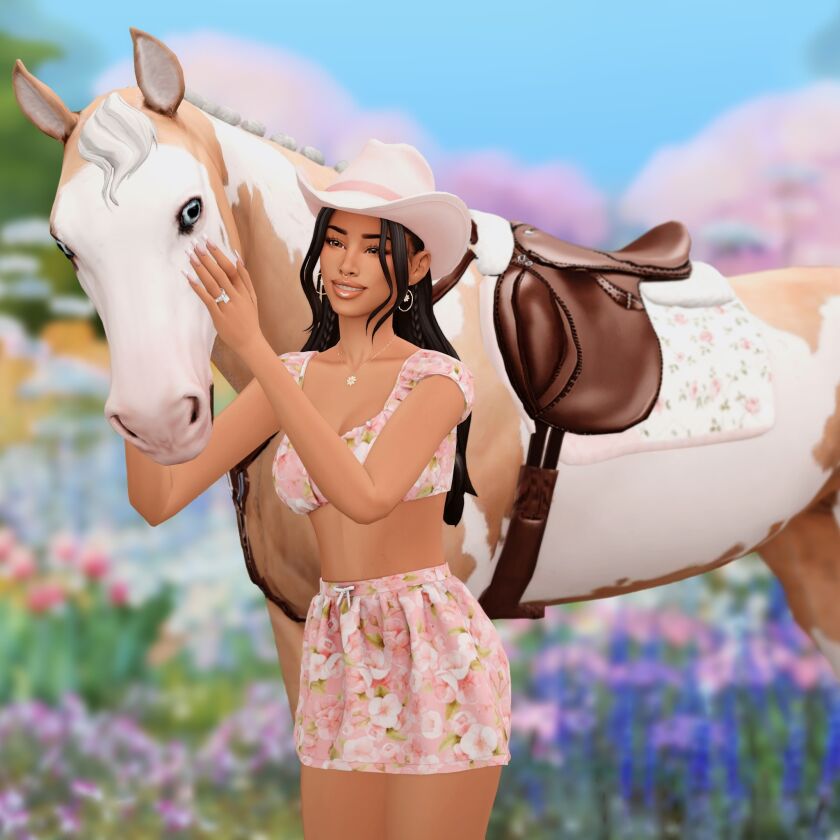 sims 4 cc my horse posepack 5