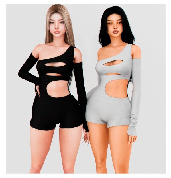 Mylenka Bodysuit: New Mesh Design Sims 4 CC