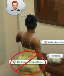 Heirloom Owner Mod for Sims Sims 4 CC