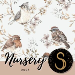 Charming White Gray Bird Nursery Wallpapers Sims 4 CC