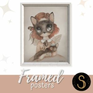 Nursery Framed Posters Collection Sims 4 CC