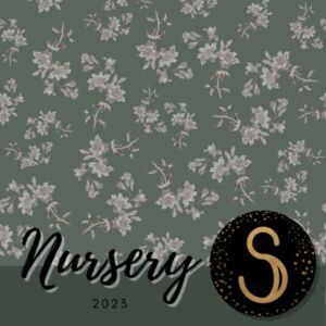 Vintage Royal Green Nursery Wallpapers Sims 4 CC