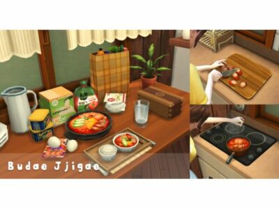 Delicious Budae Jjigae Recipe for October 2024 Sims 4 CC