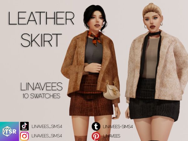 sims 4 cc ophelia fur coat top by linavees 2