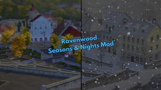 Transform Ravenwood with Custom Weather Mods Sims 4 CC