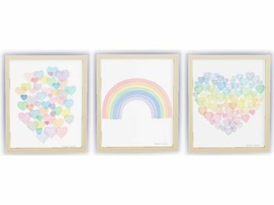 Pastel Rainbow ART SET By Pixie Bluntz Sims 4 CC