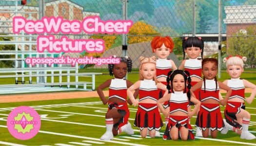 Peewee Cheer Pictures Sims 4 CC