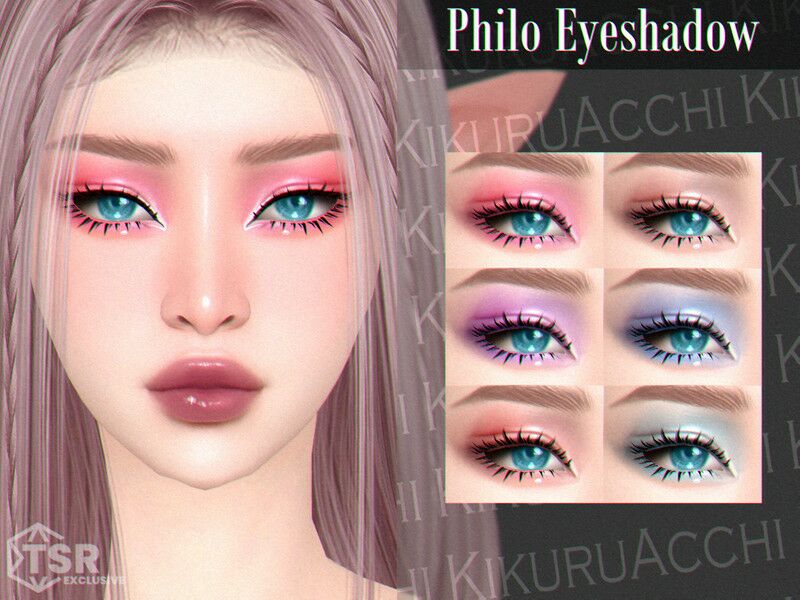 Philo Eyeshadow: Stunning Swatches for All Sims 4 CC