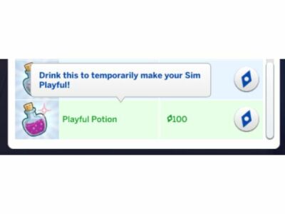 Playful Reward Potion for Sims Sims 4 CC