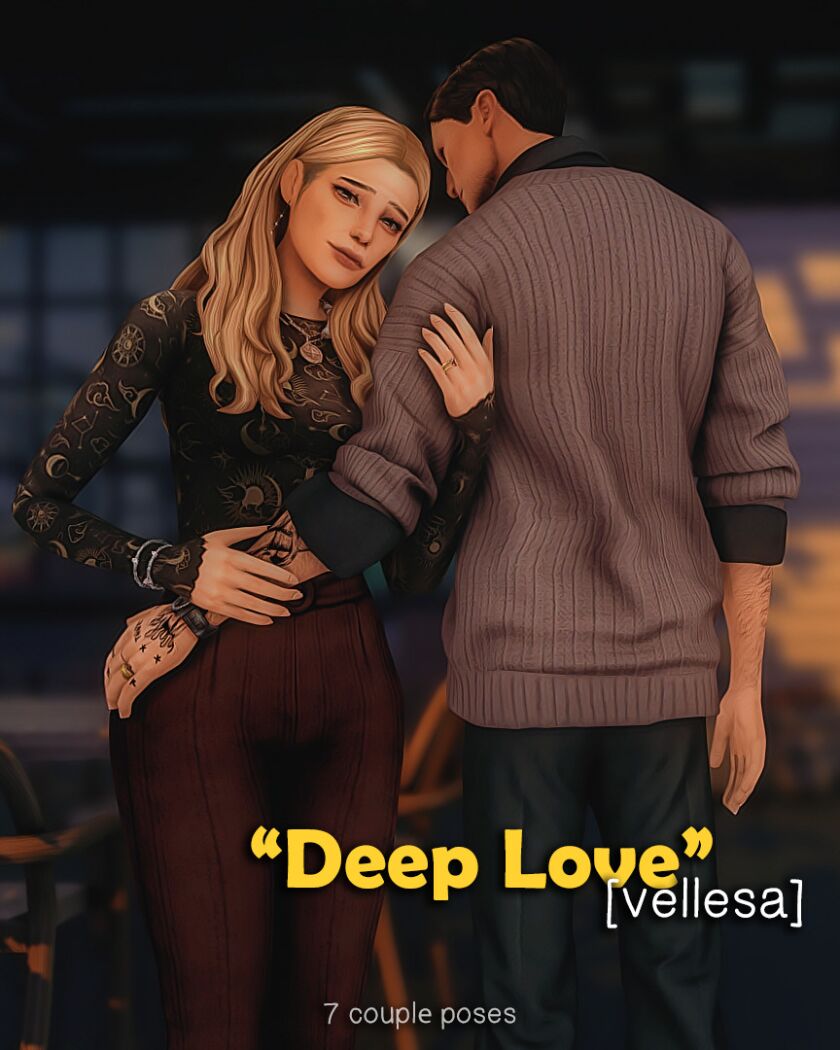 Pose Pack | Deep Love Sims 4 CC