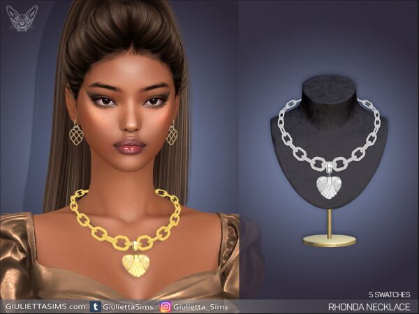 Rhonda Necklace Sims 4 CC