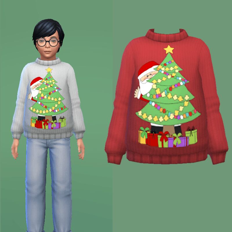 sims 4 cc santas watching boys sweater by ecstatic payne79 2