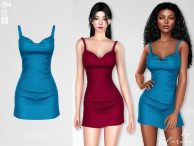 Sarai Dress By Talarian Sims 4 CC