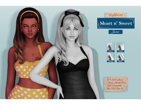 Short N’ Sweet Set – Juno V2 Sims 4 CC