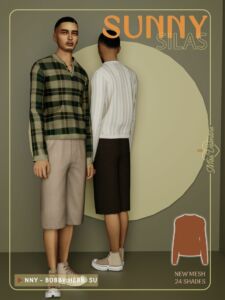 Silas Top – Early Access Sims 4 CC