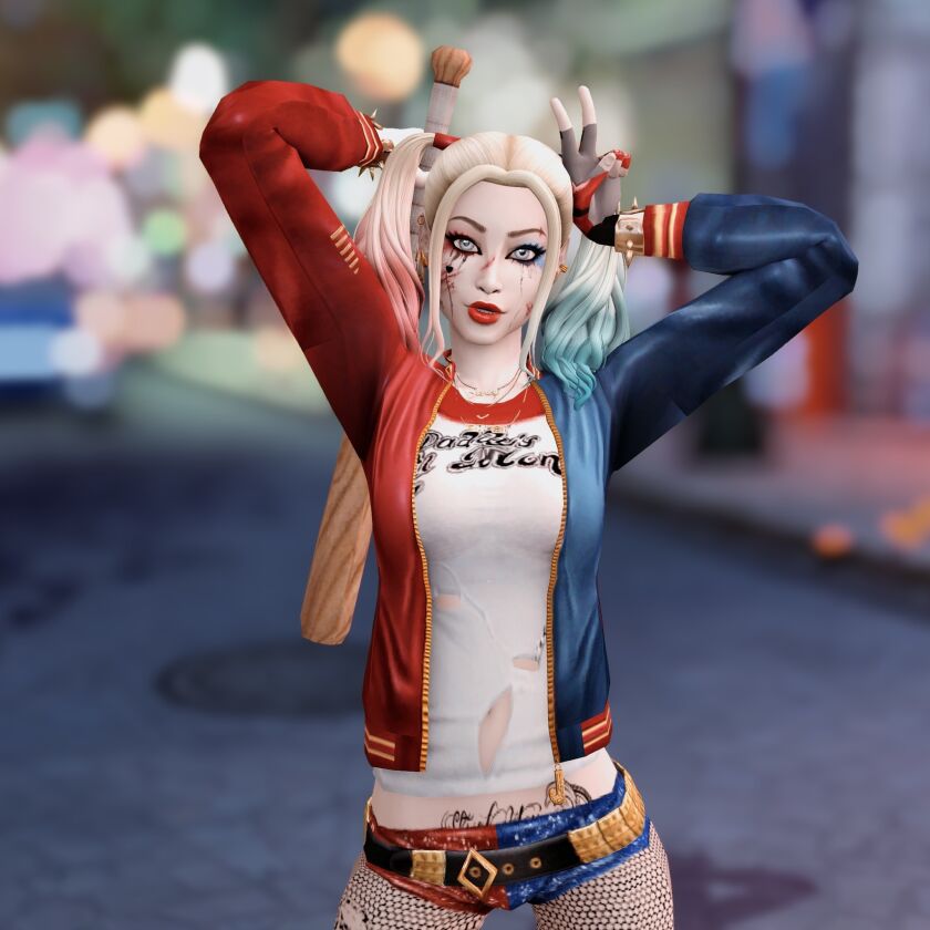 sims 4 cc sim dump harley quinn 2