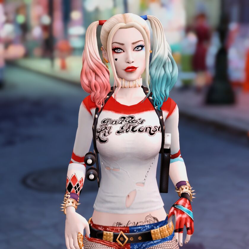 sims 4 cc sim dump harley quinn 3