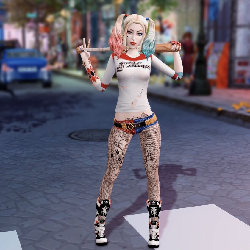 sims 4 cc sim dump harley quinn 5