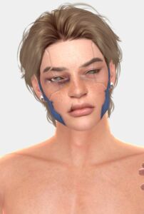 Skaterboi Cheek Cyberware Sims 4 CC