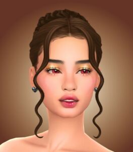 Snooty Glitter Eyeshadow Sims 4 CC