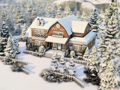 Discover the Snowy JOY Home! Sims 4 CC