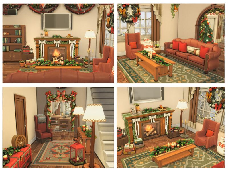 sims 4 cc snowy joy home by wrzosowemarzeniaa 3