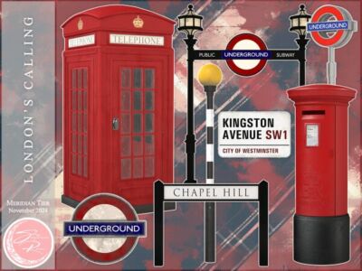 SolunaRae – London’s Calling Sims 4 CC