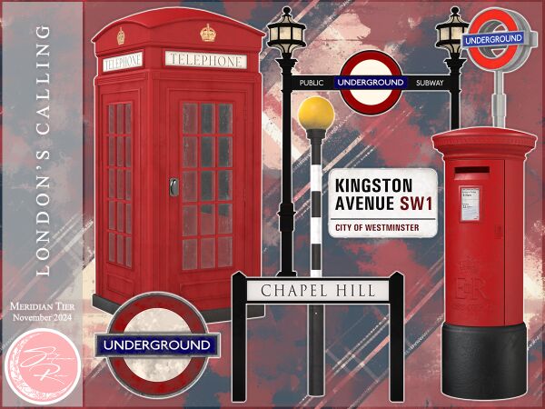 SolunaRae – London’s Calling Sims 4 CC