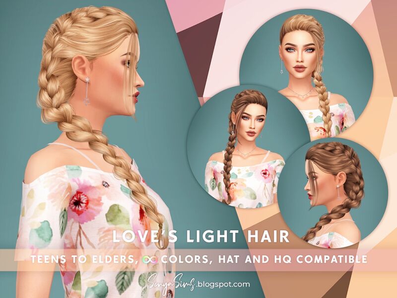 sims 4 cc sonyasims loves light hair 2