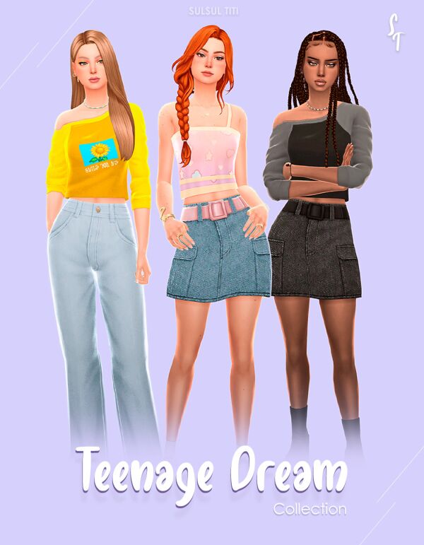 Teenage Dream by SulSulTiti Sims 4 CC