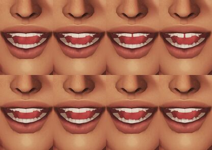 sims 4 cc teeths yaeba 01 by wightspider07 2