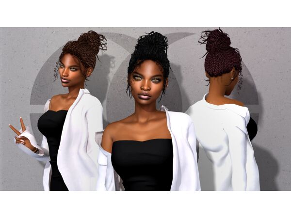 Thando Hairstyle Sims 4 CC