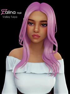 Stylish Talina Hair for The Sims 4 Sims 4 CC