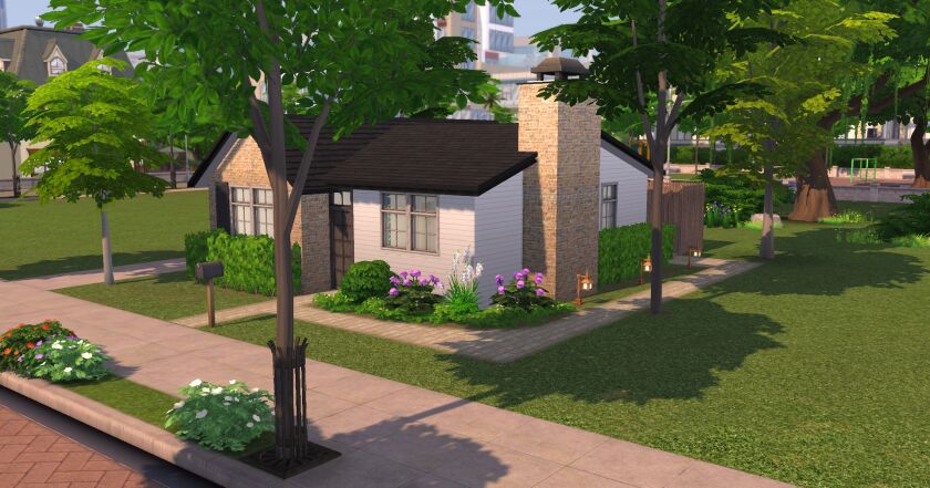 Charming Small House on 20×15 Lot Sims 4 CC