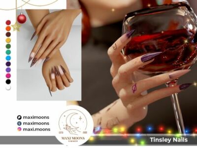 Tinsley Nails Sims 4 CC