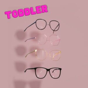 Toddler Eyeglasses Free Sims 4 CC