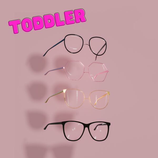 Toddler Eyeglasses Free Sims 4 CC