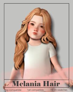 Adorable Toddler Hair Pack by Sunivaa Sims 4 CC