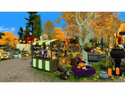 Trick OR Treat Park by SimsClutterChaos Sims 4 CC