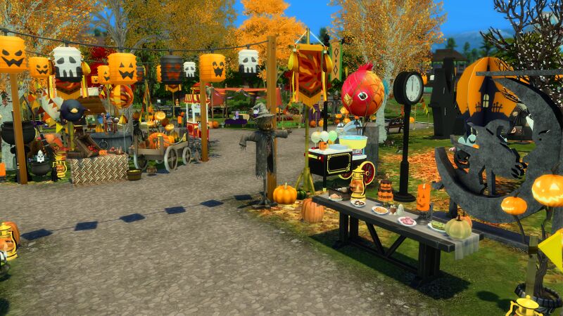 sims 4 cc trick or treat park by simsclutterchaos 6