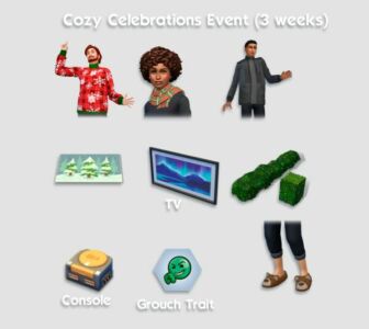 Unlock Cozy Celebrations Event By Lunarbritney Sims 4 CC